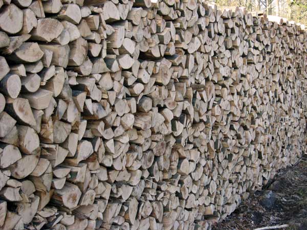 Brennholz stapeln
